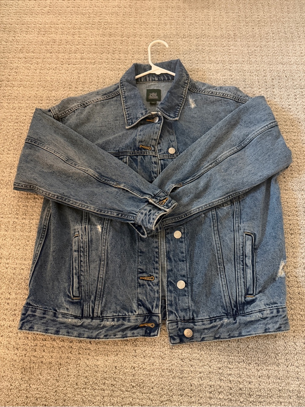 Woman’s Vintage Blue Denim Jacket